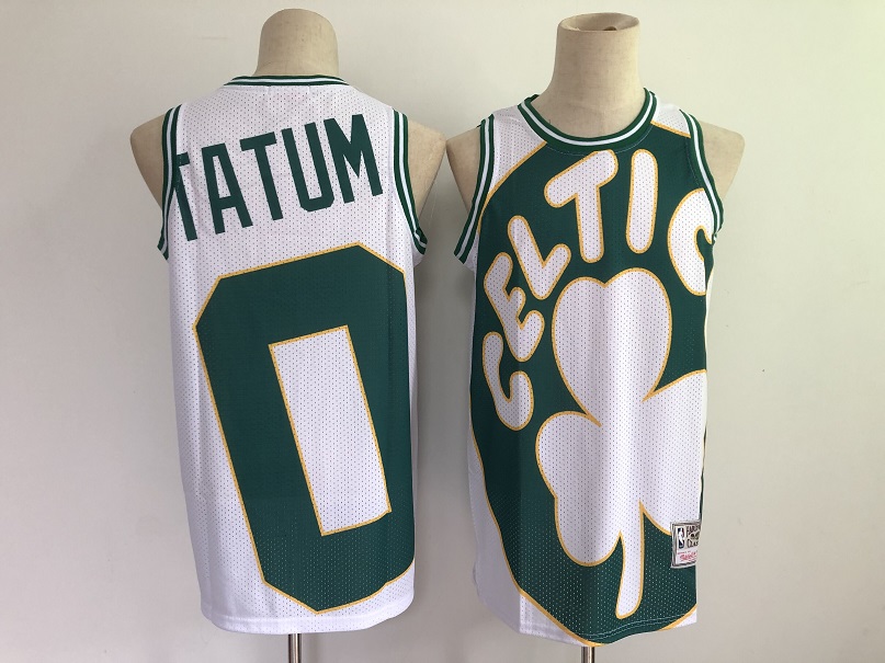 2021 Men Boston Celtics #0 Tatum big face white NBA Jersey->boston celtics->NBA Jersey